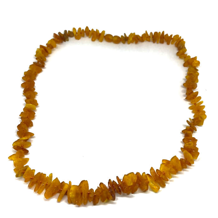Coleira Para Animal em Ambar Mel 60-62cm
