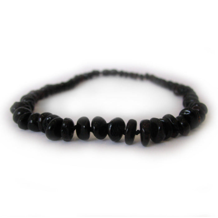 Colar de Âmbar Arredondado Irregular Adulto Cherry