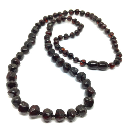 Colar de Âmbar Barroco Adulto Cherry