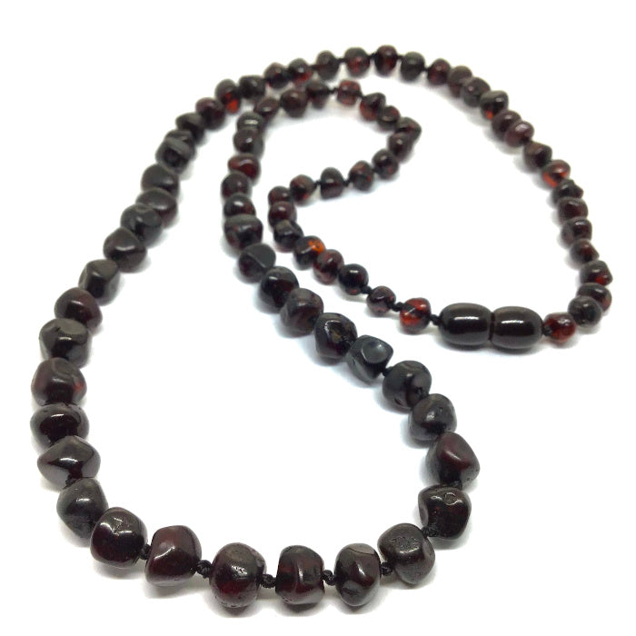 Colar de Âmbar Barroco Adulto Cherry 50cm