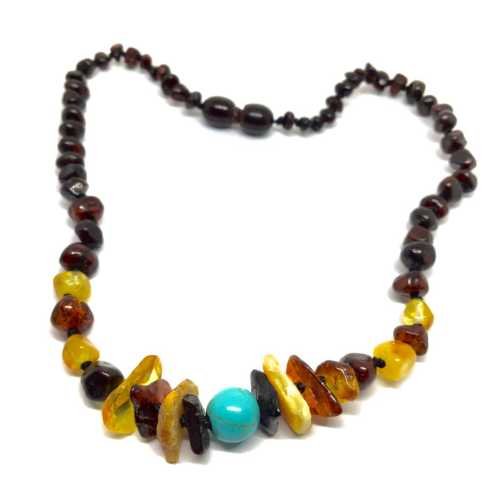 Colar Tribal Âmbar Cherry Bebé - Criança