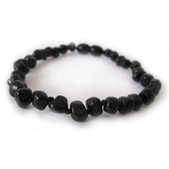 Pulseira - Tornozeleira de Âmbar Barroco Bebé - Criança Cherry