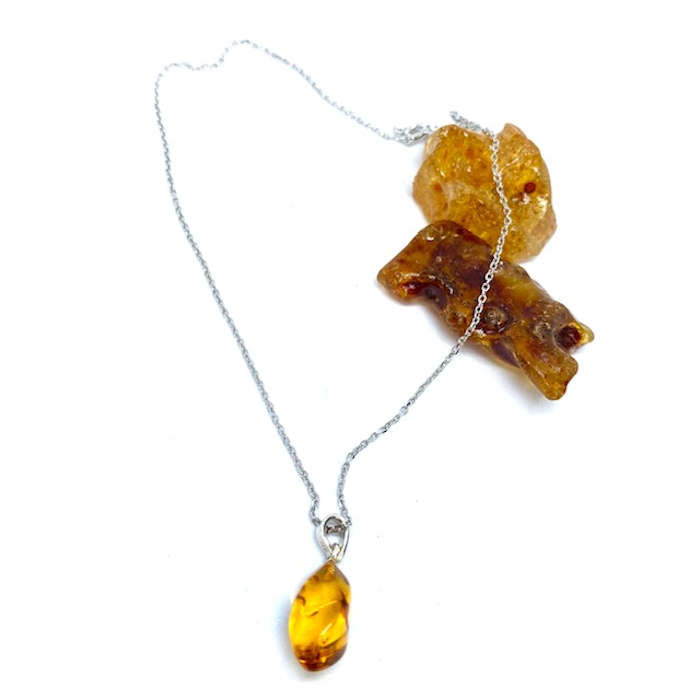 Pendente Gota em Fio de Prata