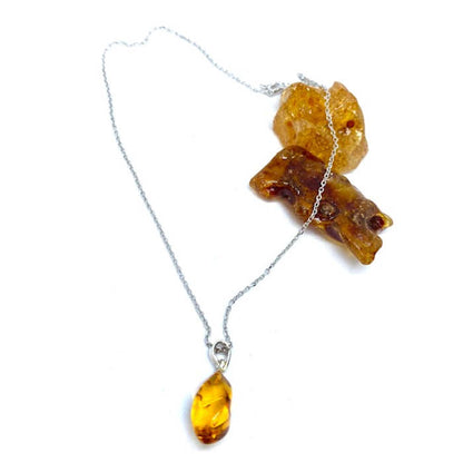 Pendente Gota em Fio de Prata