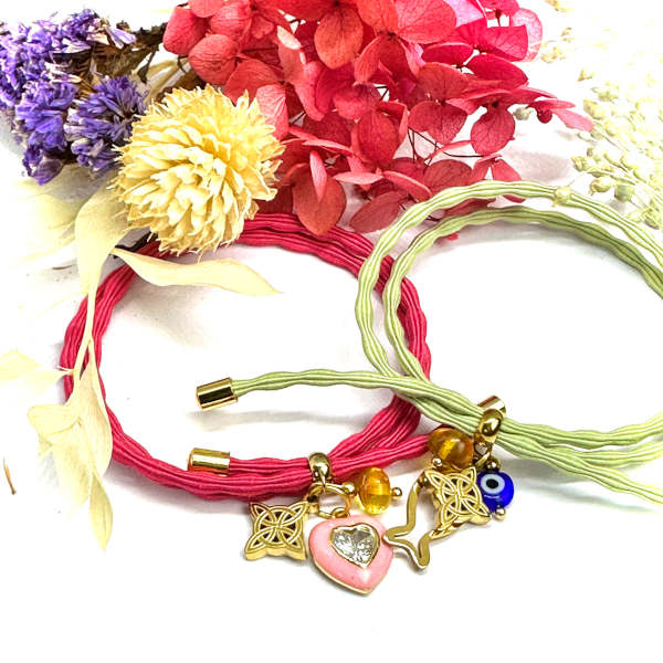 Pulseiras Karma com Amuletos de Proteção
