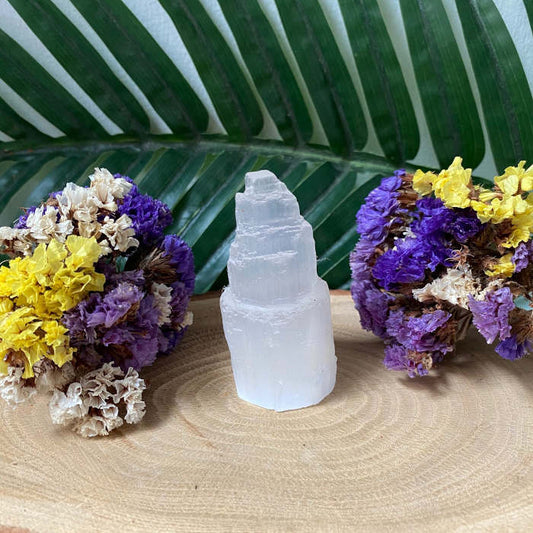 Selenite - Cristal de Limpeza e Equilíbrio (torre 6-7cm)