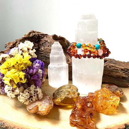Selenite - Cristal de Limpeza e Equilíbrio (torre 10-11cm)