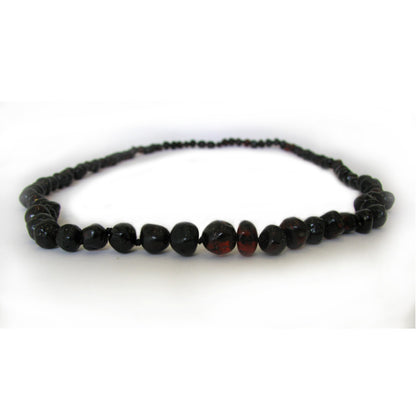 Colar de Âmbar Barroco Bebé - Criança Cherry