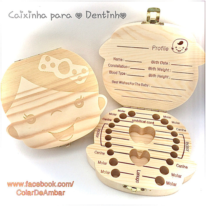 Caixa Organizadora Dentes de Leite Menina