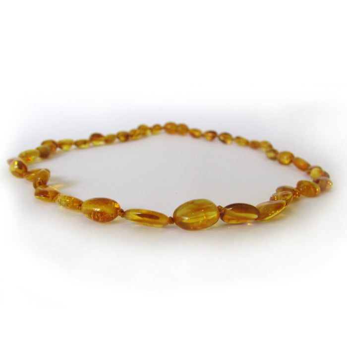 Pulseira - Tornozeleira de Âmbar Oval Adulto Mel