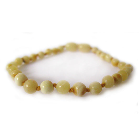 Colar de Âmbar Royal Juvenil - Mulher Manteiga