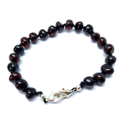 Pulseira - Tornozeleira de Âmbar Barroco Adulto Ajustável