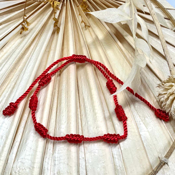 Pulseira Vermelha dos 7 Nós
