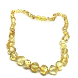 Colar de Âmbar Barroco Juvenil – Mulher Limão