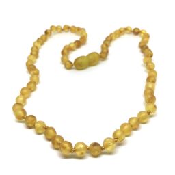 Colar de Âmbar Royal Bebé – Criança Mel Não Polido