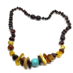 Colar Tribal Âmbar Cherry Adulto