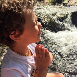 Colar de Âmbar Arredondado Irregular Bebé – Criança Multicor