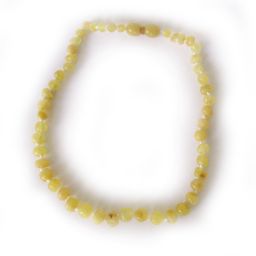 Colar de Âmbar Barroco Juvenil – Mulher Manteiga
