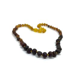 Colar de Âmbar Barroco Juvenil – Mulher Degrade Não Polido
