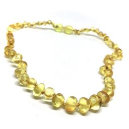 Colar de Âmbar Barroco Bebé – Criança Limão