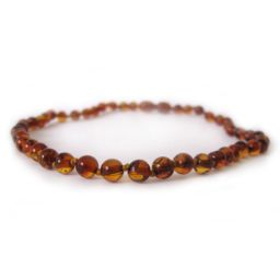 Colar de Âmbar Royal Juvenil – Mulher Cognac