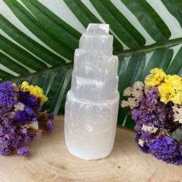 Selenite – Cristal de Limpeza e Equilíbrio (torre 10-11cm)