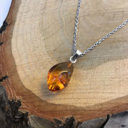 Pendente Gota em Fio de Prata