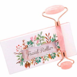 Rolo Facial em Quartz Rosa