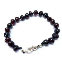 Pulseira – Tornozeleira de Âmbar Barroco Juvenil/Mulher Ajustável