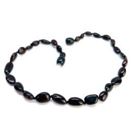 Colar de Âmbar Oval Bebé – Criança Cherry